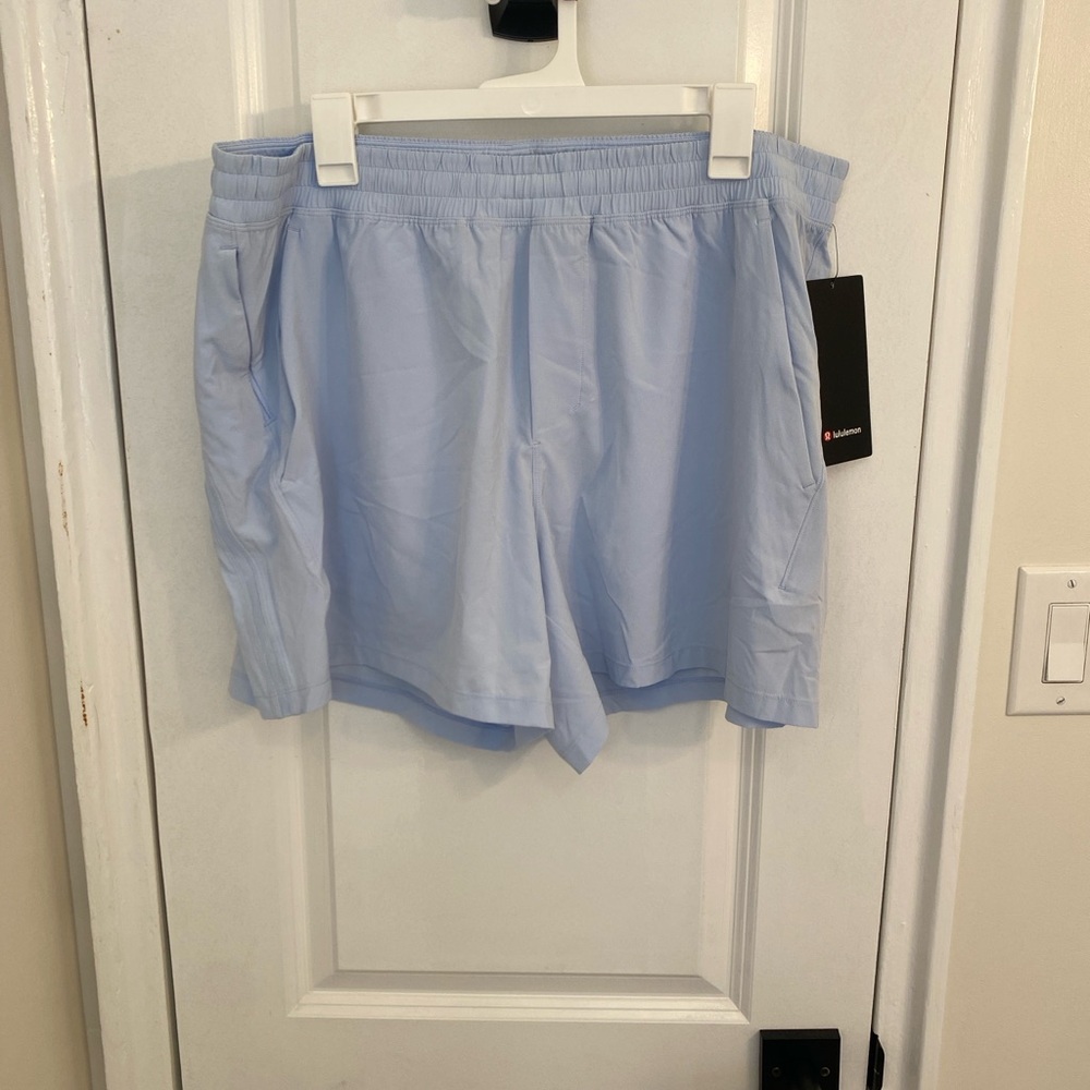 lululemon athletica Light Blue Athletic Shorts